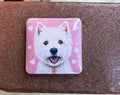 White Dog Magnet