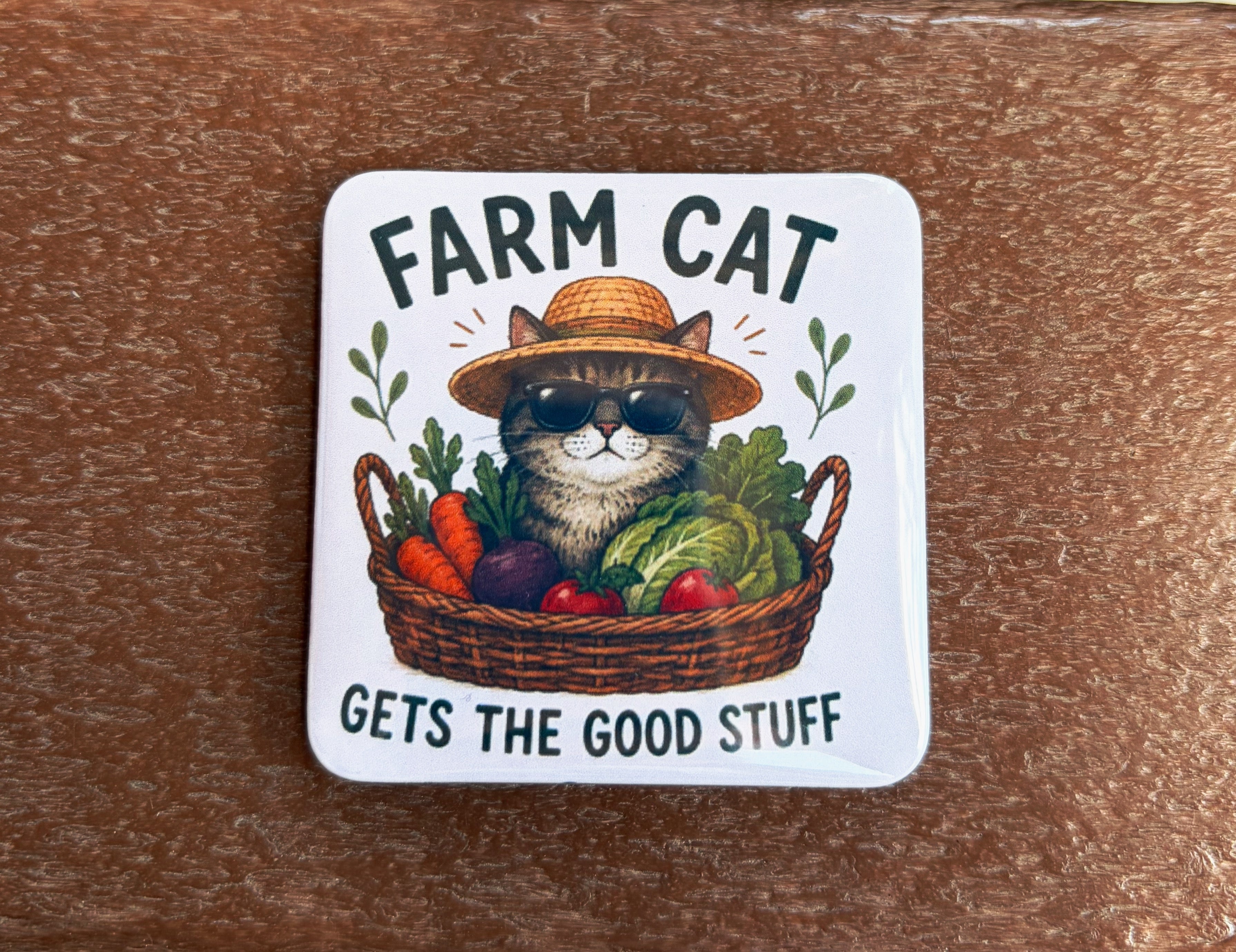 Farm Cat Magnet