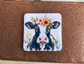 Cow With Flowers Magnet