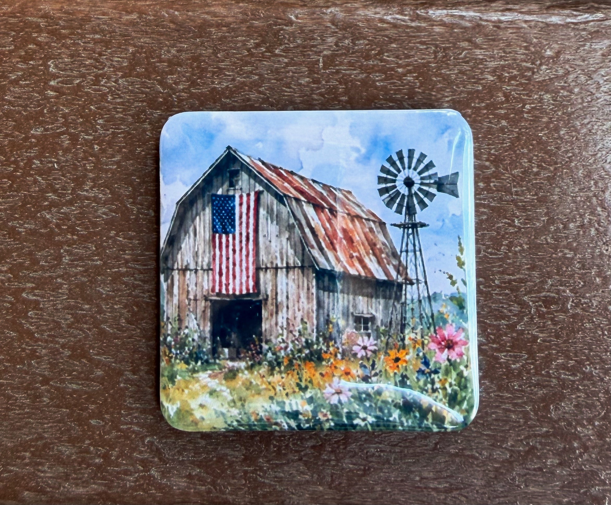 American Barn Magnet