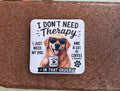 I Don't Need Therapy Golden Retriever Magnet