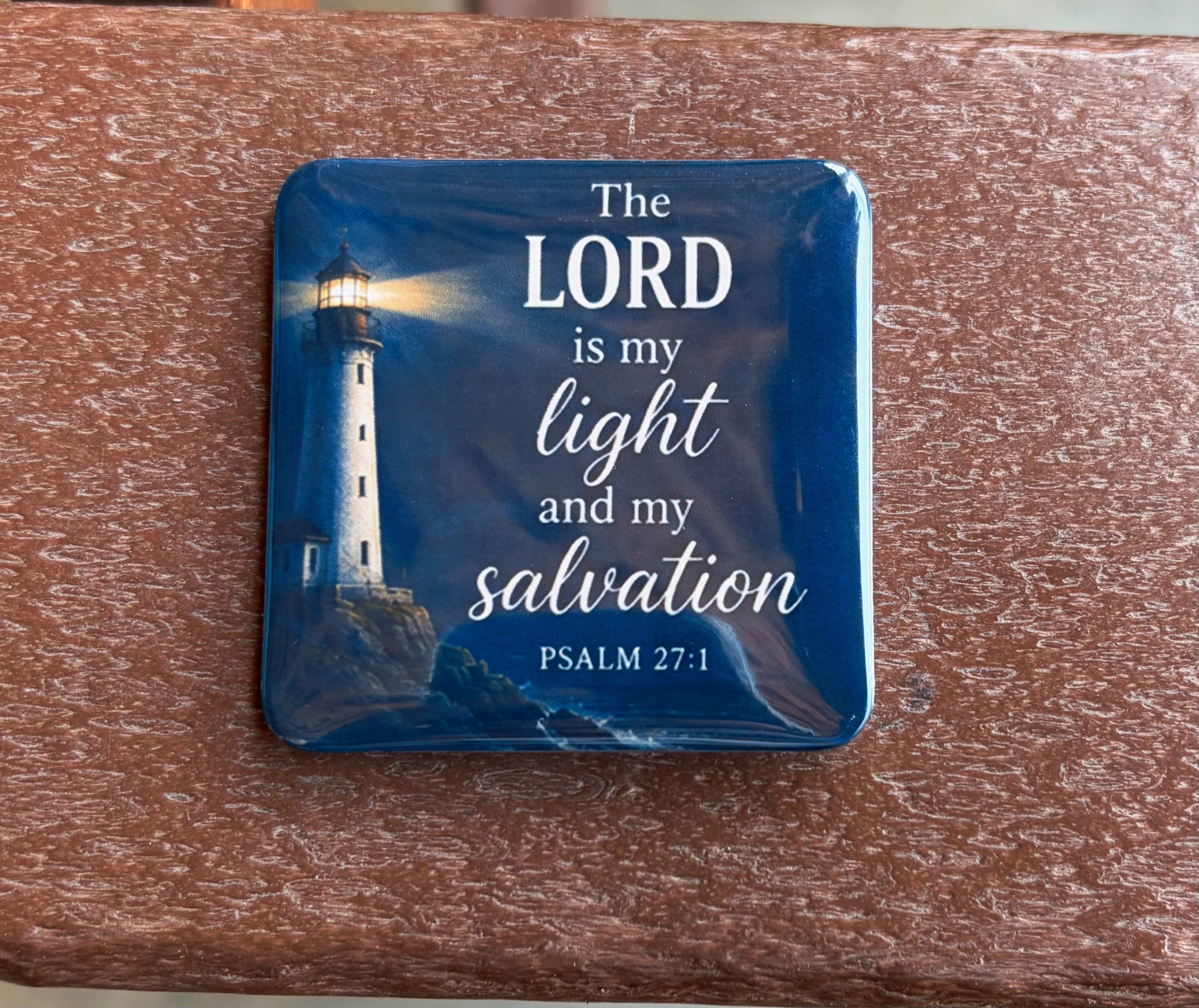 Psalm 27:1 Magnet